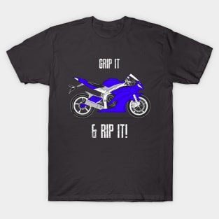 Grip It & Rip It! Motorcycle T-Shirt